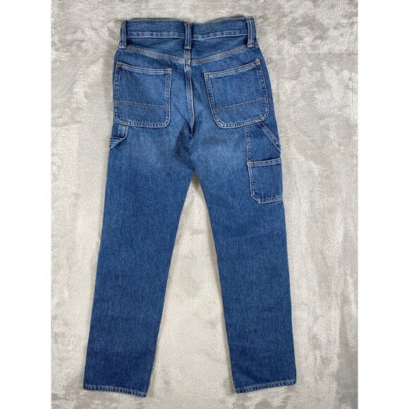 GAP Kids ‘90s Original Straight Carpenter Jeans - Size 12 Slim - Blue Denim EUC - Picture 9 of 13